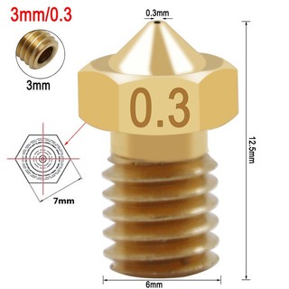 Đầu đùn nhựa 3d m6 1.75mm - đầu phun in 3d m6 1.75mm - đầu in 3d m6 1.75mm /htb