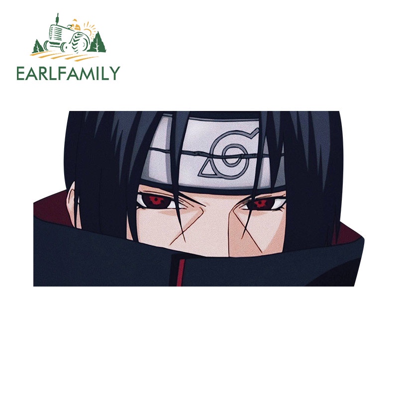 Đề Can Dán Trang Trí Xe Hơi Chống Nước 13Cmx6.9Cm Hình Naruto Uchiha Itachi Laminated