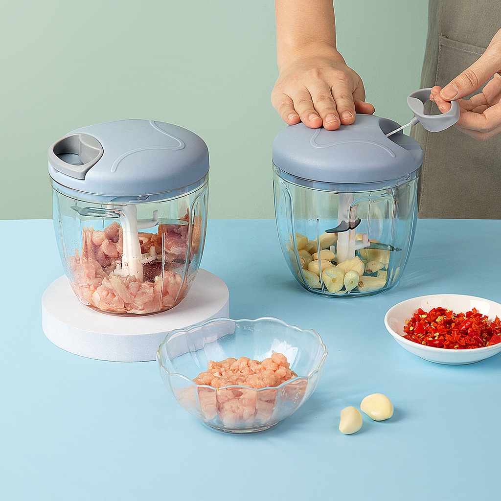 Dụng cụ nghiền tỏi JUJIAJIA cầm tay bằng thép không gỉ cấp thực phẩm nhanh chóng