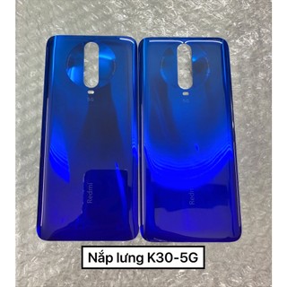Nắp Lưng Xiaomi K30-5G Chất Lượng A+ Đen/Đỏ/Xanh Tím