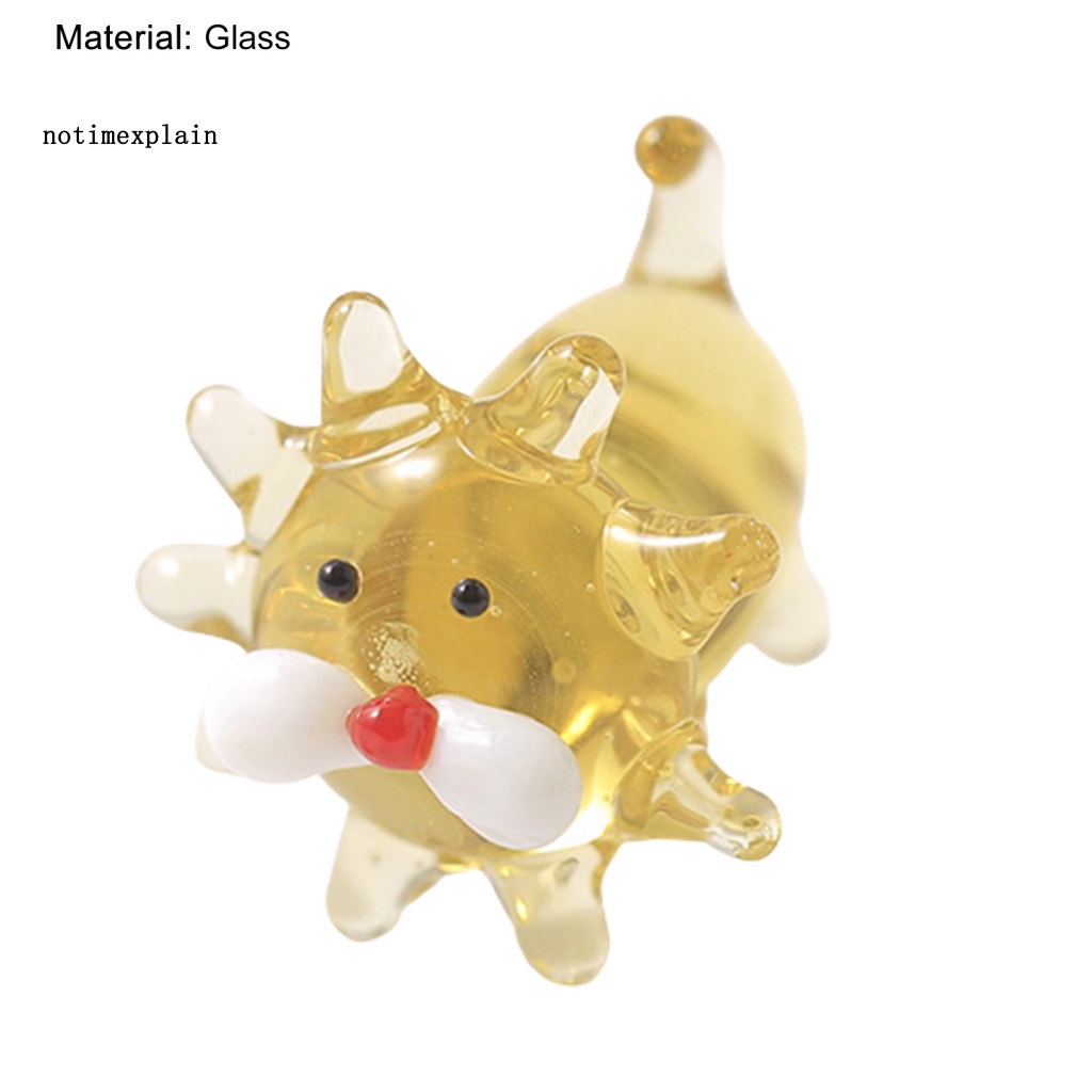 Nta Mô Hình Nhân Vật Động Vật Nhỏ Nhắn Bằng Thủy Tinh Dễ Thương Dùng Hàng Ngày