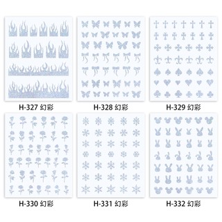 Sticker nail, sticker flash dán móng tay