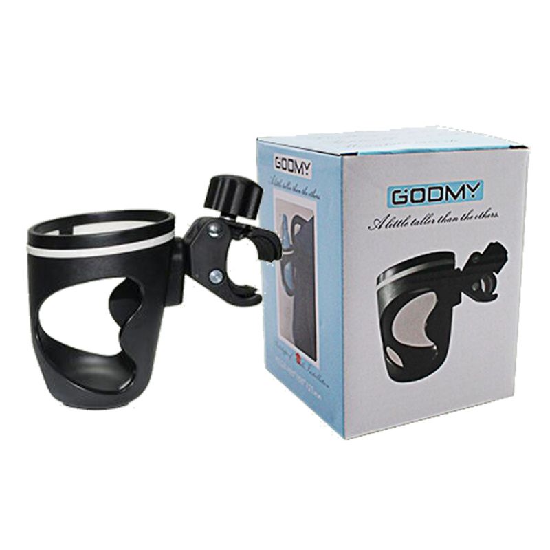 Giá Đỡ Bình Nước Gắn Xe Đẩy Em Bé Thiết Kế Xoay 360 Độ Tiện Dụng