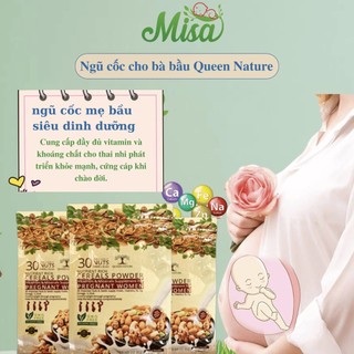 Ngũ Cốc Bà Bầu Queen Nature 800gr, Bột Ngũ Cốc 30 Loại Hạt Organic Thơm Ngon,Bổ Dưỡng