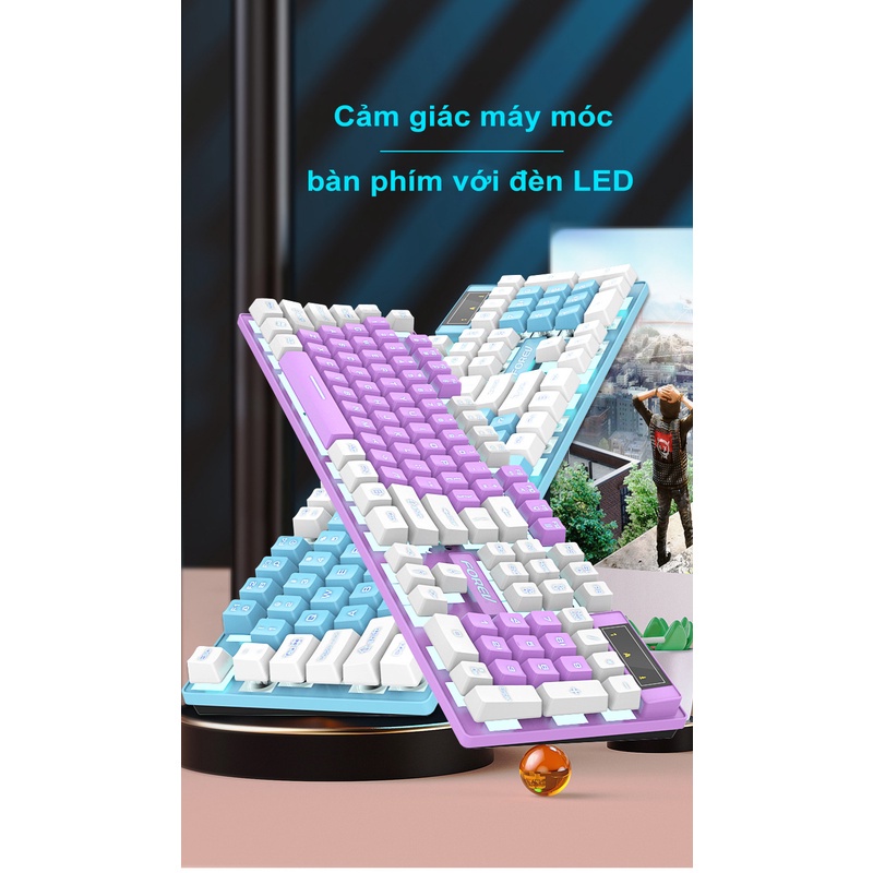 Bàn phím có dây bàn phím máy tính chơi game với đèn LED cảm giác bàn phím cơ Dành riêng cho game thể thao điện tử