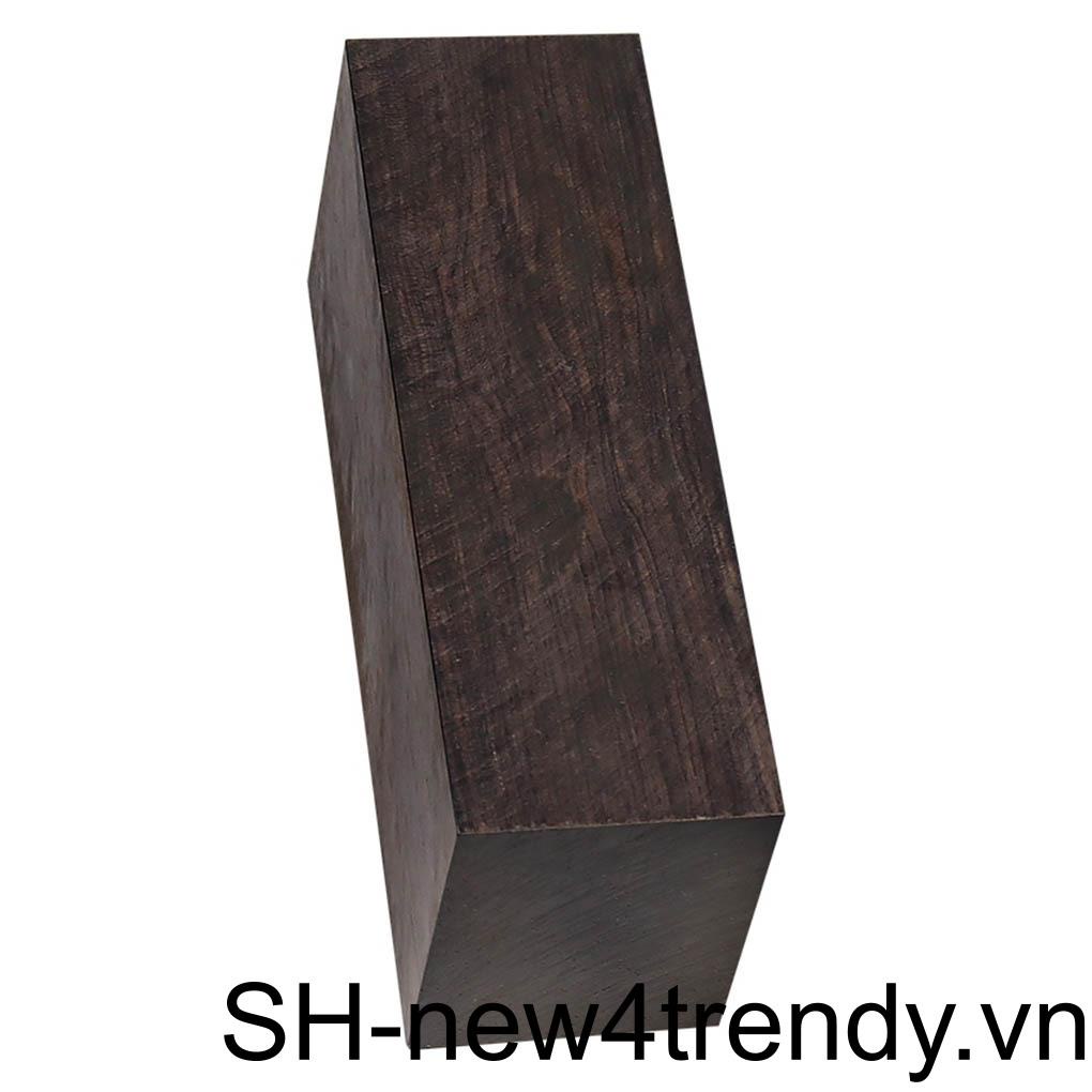 Khối Gỗ Mun Ebony Lumber Trơn Điêu Khắc Thủ Công Tay Cầm Bằng Gỗ Đen Phong Cách Châu Phi