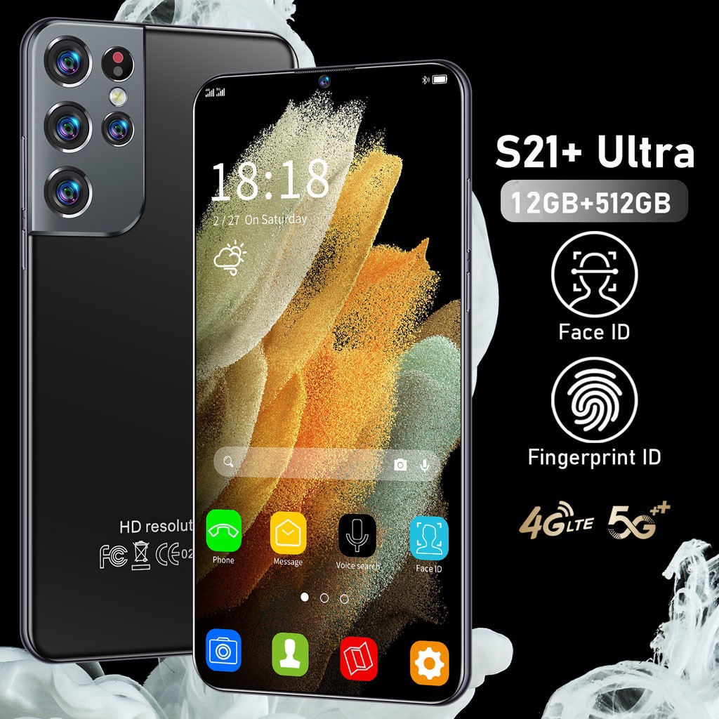 Điện thoại S21 di động mới nguyên bản 12+512GB bán điện thoại chơi game thẻ kép Android smartphone 5G COD