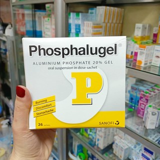 Gói dạ dày chữ p phospha lugel của pháp hộp 26 gói