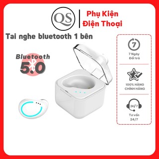Tai nghe 1 bên Bluetooth nhét tai mini thể thao, chống thấm nước với hộp tai nghe