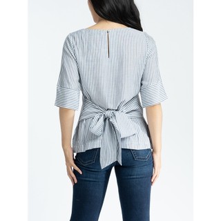 Áo kiểu nữ thắt nơ MESSIJEANS SSW-952