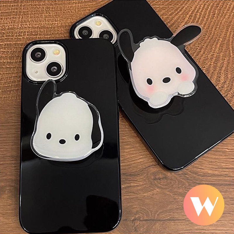 Giá Đỡ Điện Thoại Dạng Nhẫn Đeo Tay Hình Pochacco Dễ Thương
