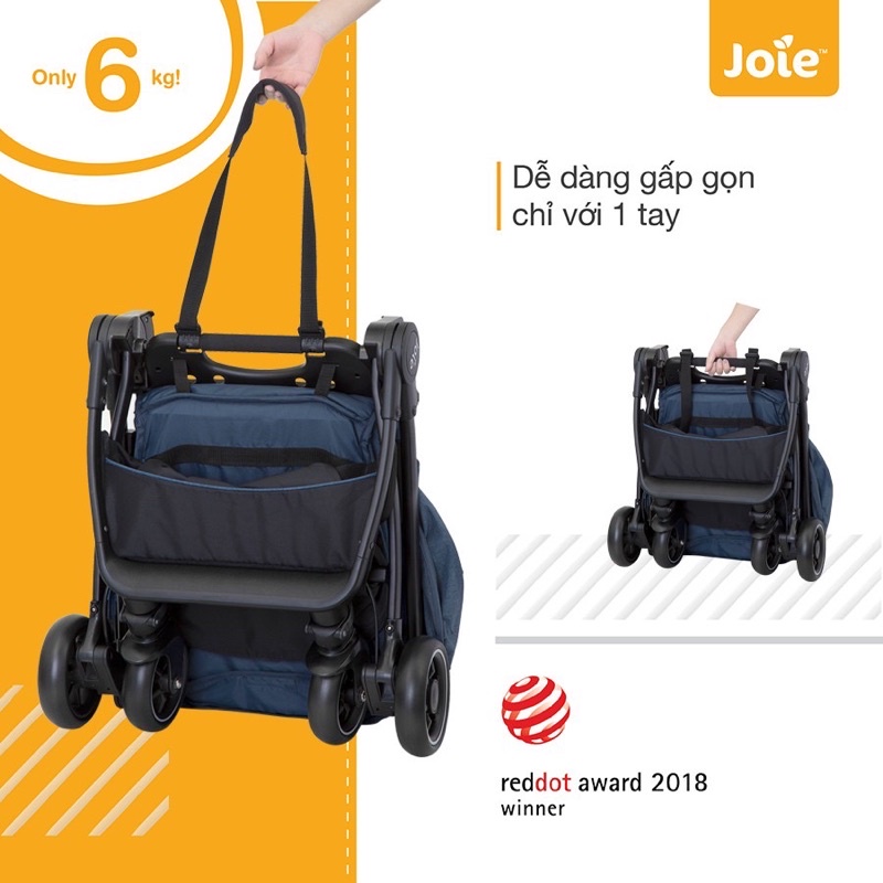 XE ĐẨY TRẺ EM JOIE PACT CHO BÉ TỪ SƠ SINH ĐẾN 15KG