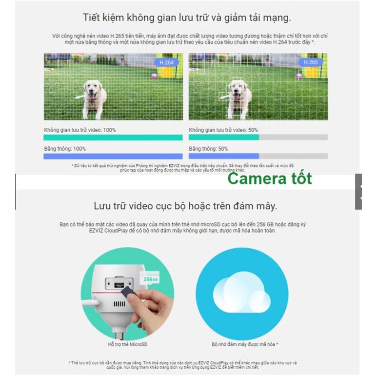 Camera wifi ngoài trời ezviz C3TN 2MP 1080P full color-Chính hãng-Giá tốt