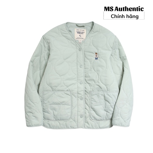 【CHÍNH HÃNG】Áo khoác phao chần bông nữ Whoau authentic màu pastel nhẹ nhàng | WHJJD1201F