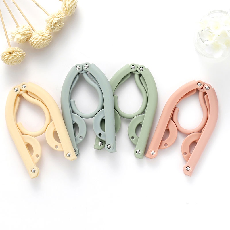 Móc Treo Quần Áo Dày Dặn Co Giãn Gấp Gọn Tiết Kiệm Không Gian Đa Năng