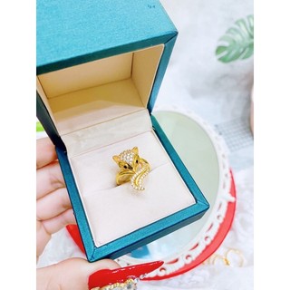 NHẪN HỒ LY MẶT ĐÍNH ĐÁ CAO CẤP ĐỦ SIZE