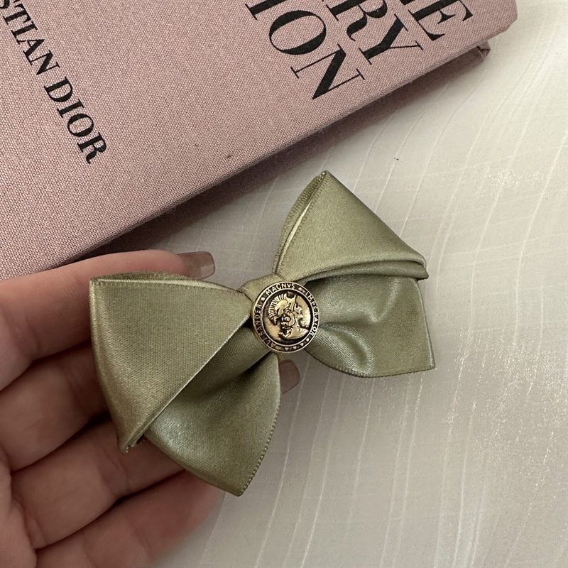 Kẹp Tóc Hình Nơ Phong Cách Retro Thời Trang Mới 2023