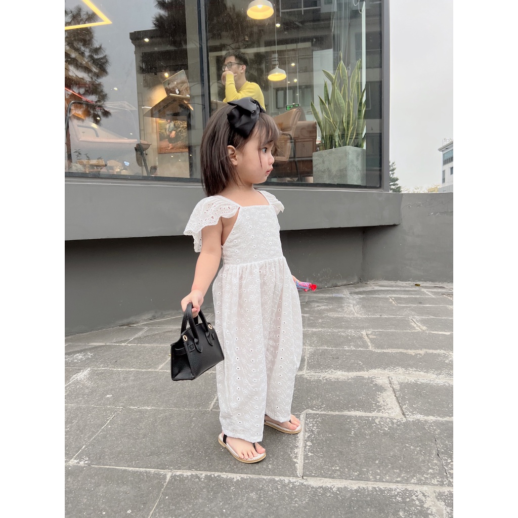 Jumsuit Thô Boi Cực Xinh Cho Bé Đi Chơi Đi Biển