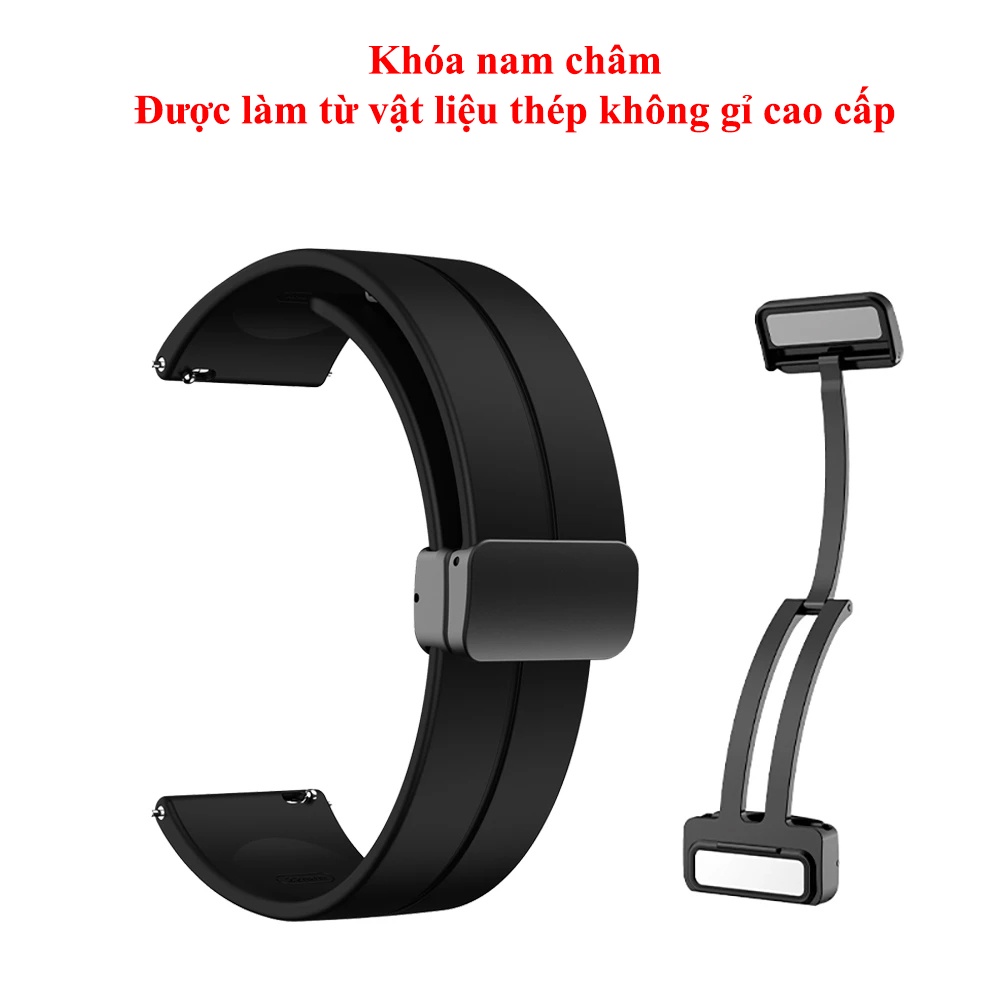 Dây đeo silicon nam châm thời trang Galaxy Watch 6,Galaxy Watch 5,Galaxy Watch 4