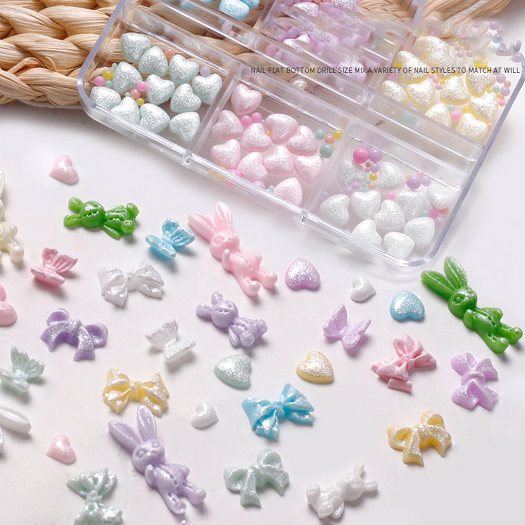 1 Hộp Kim Tuyến Thắt Nơ Làm Móng Nghệ Thuật Không Rơi Không Phai Màu DIY