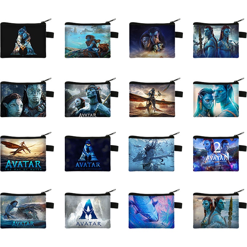 Avatar 2 Sáng Tạo Ví Đựng Tiền Xu Thời Trang Trẻ Em In Hình Xu Hướng Lưu Trữ Chìa Khóa Túi ID