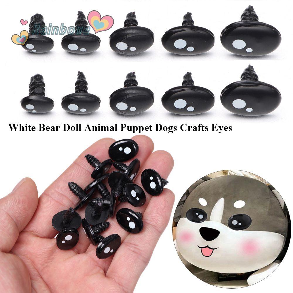 Set 20 Đôi Mắt Giả Màu Đen Cho Búp Bê