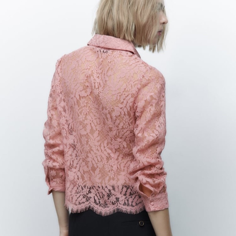 Áo Sơ Mi Ren Zara Auth