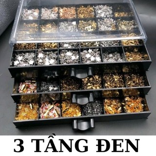 Kệ meka 5 tầng đựng charm nail, đá, khụ kiện , Khay đựng đá , trang sức loại Dày nhập khẩu