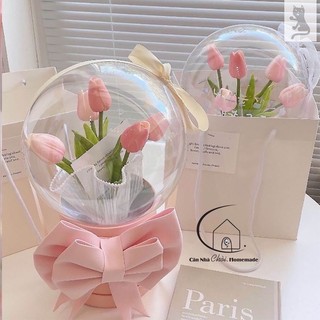 [Quà Tặng] Bó Hoa Bóng Tulip có đèn.