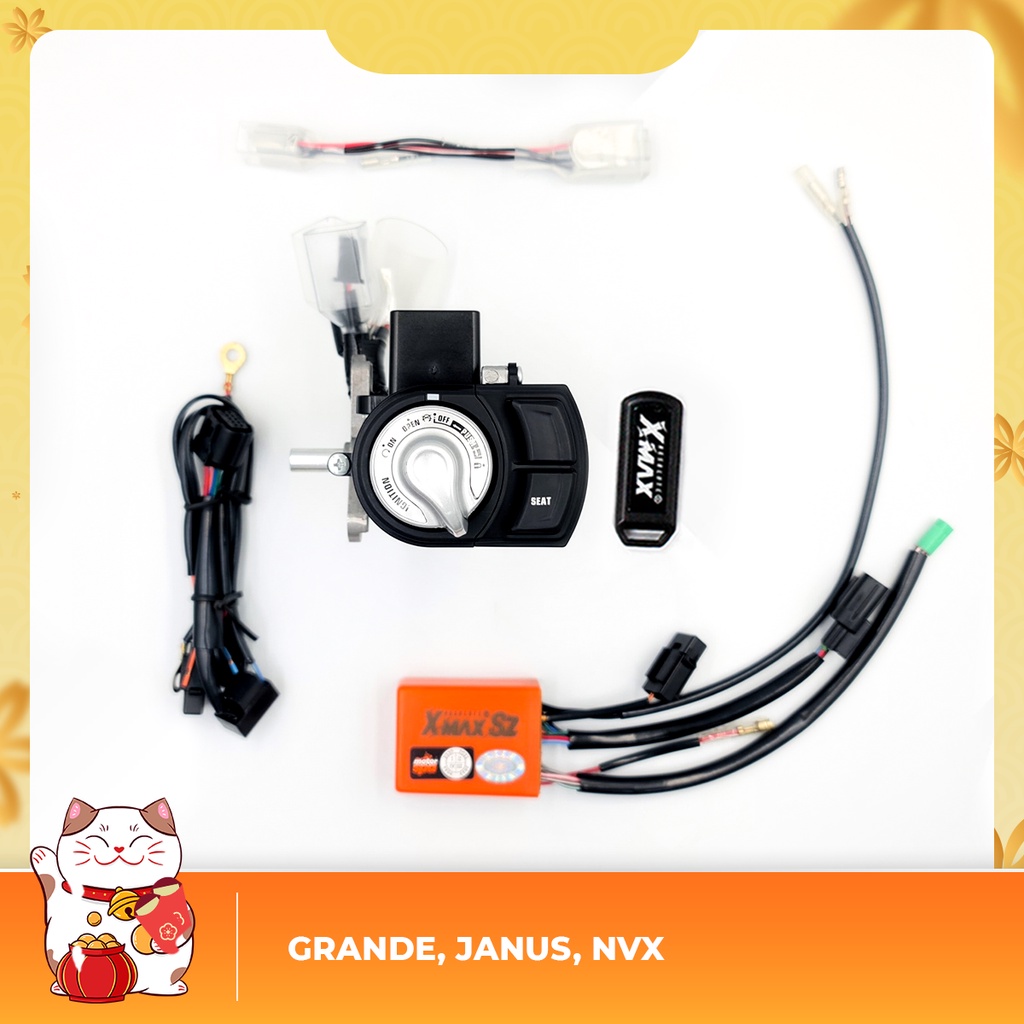 Smartkey Xmax 5.0 Ver.2 dành cho xe Grande, Janus, NVX (Khóa chìa)
