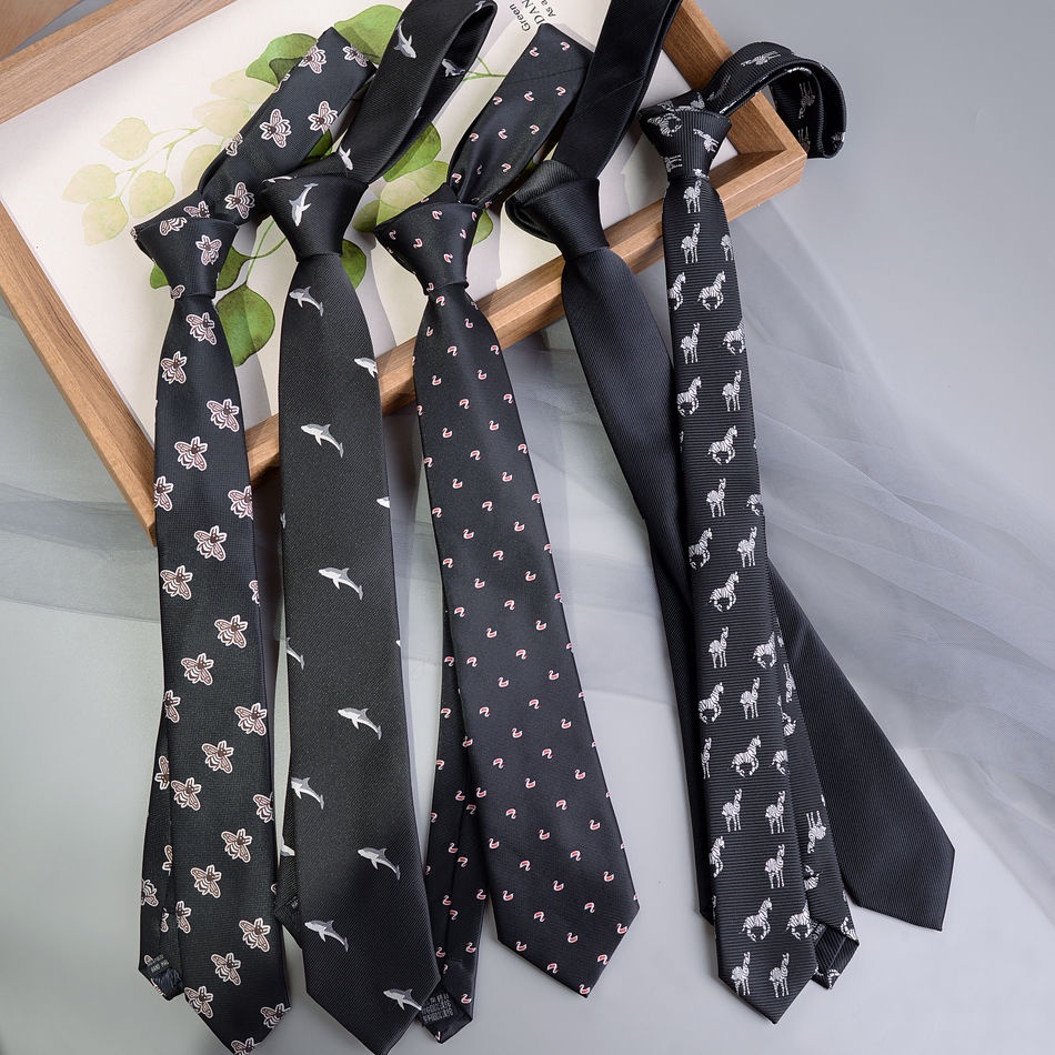 Cà Vạt Đồng Phục Màu Đen Thắt Nơ Phong Cách Preppy Nhật Bản Cho Nam Và Nữ