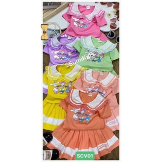 Set váy sumi style thuỷ thủ hello kitty cho bé gái 10-40kg. hàng mới về có sẵn shop giao hoả tốc