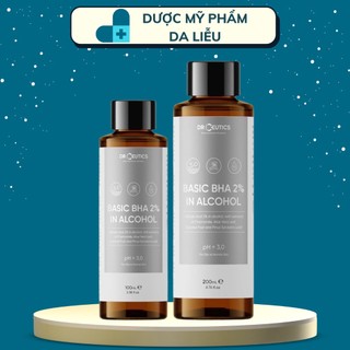 Dung dịch loại bỏ tế bào chết drceutics basic bha 2% in alcohol 100ml/200ml - nền cồn