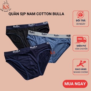 Quần lót nam cotton bulla co dãn 4 chiều, quần sịp nam cao cấp
