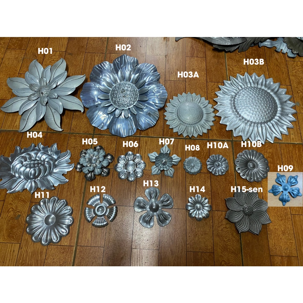Phụ Kiện Sắt Mỹ Thuật Trang Trí Cổng Cửa, Cầu Thang, Ban Công