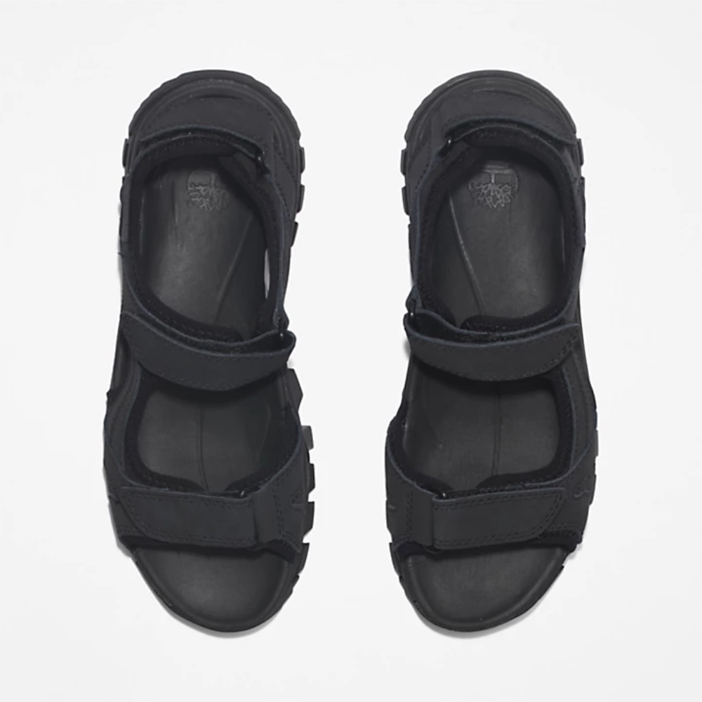 [SALE] Timberland Giày Sandal Nữ Lincoln Peak Strap Black Leather TB0A5XA404