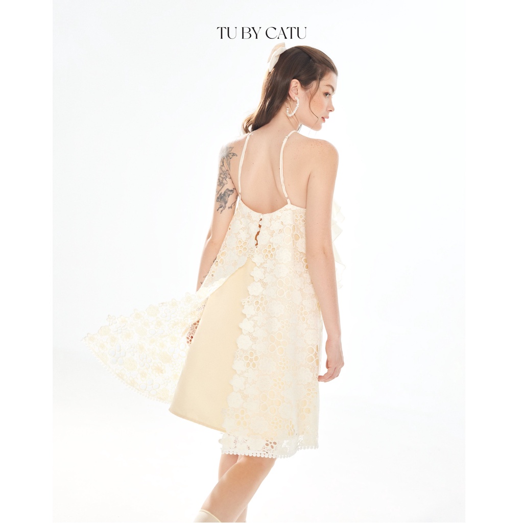 TUBYCATU | Đầm sarphie cream dress