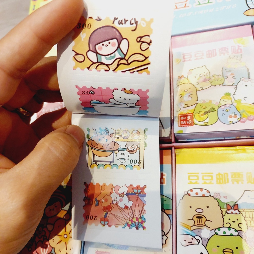 Sổ sticker mini cắt sẵn nhiều mẫu dễ thương trang trí