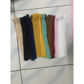 Dây khóa giọt lệ 25cm đủ màu (khóa giọt nước)