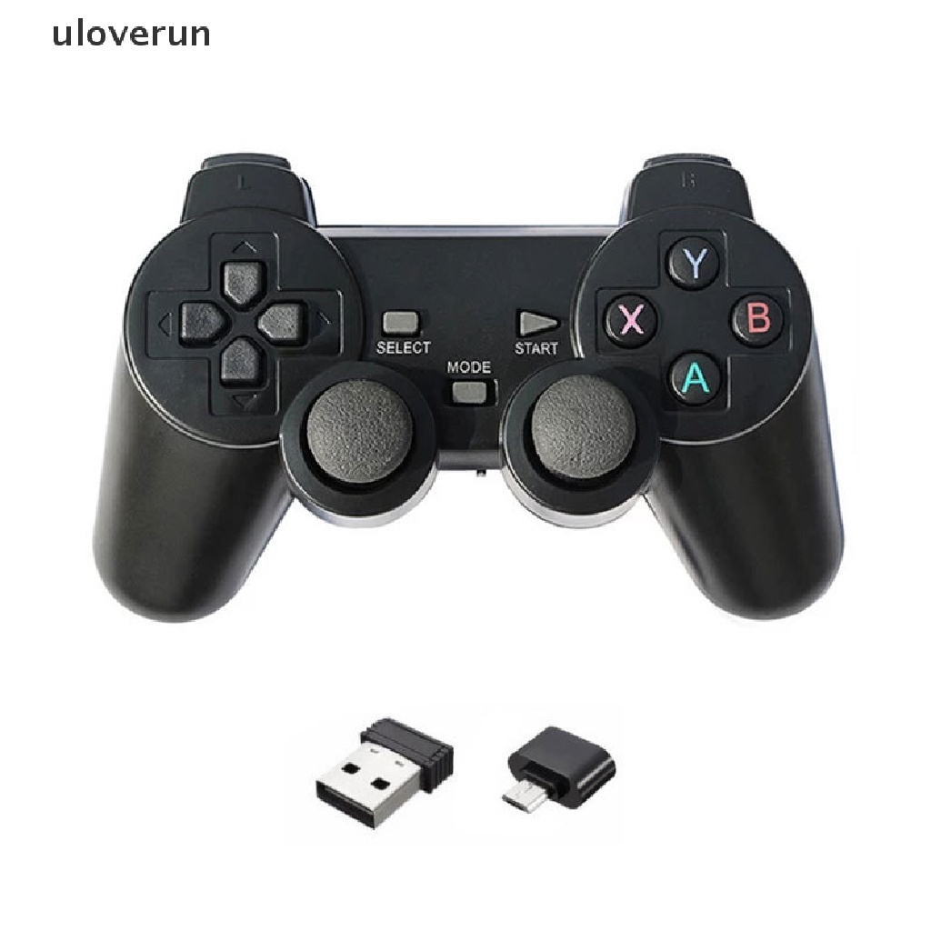 Tay Cầm Chơi Game Không Dây uloverun 2.4G Dành Cho PS2 / PS3 Android Phone / TV Box / Smart TV Joy Rung
