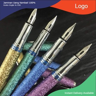 Bút Máy Ngòi Lá Tre Tách Đôi Calligraphy thanh đậm 005