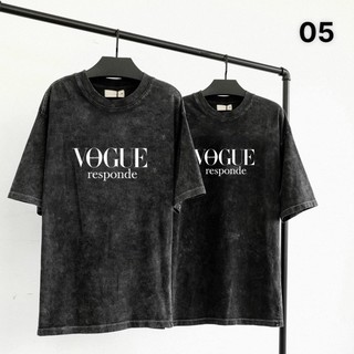 Áo thun VOGUE Form Rộng Unisex Dành Cho Nam Nữ Chất Liệu Cotton