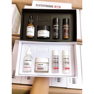 Set dưỡng da medi peel glutahione 600 multi care kit / set dưỡng da medi peel bor tox multi care kit