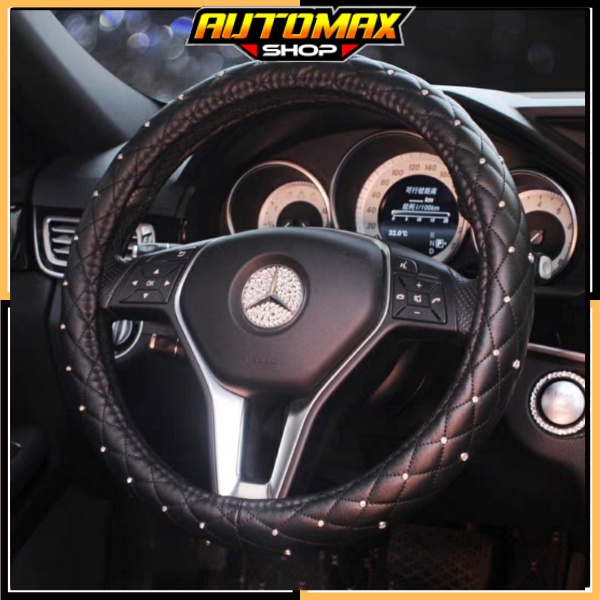 Bọc Vô Lăng Xe Hơi Đính Đá Pha Lê Sang Trọng