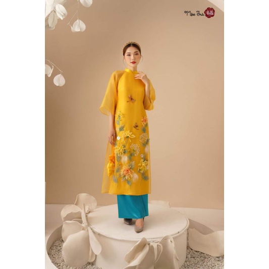 😋 Siêu phẩm áo  dài cách tân 4 tà đẹp sang chảnh cao cấp   kèm ảnh thật 100%