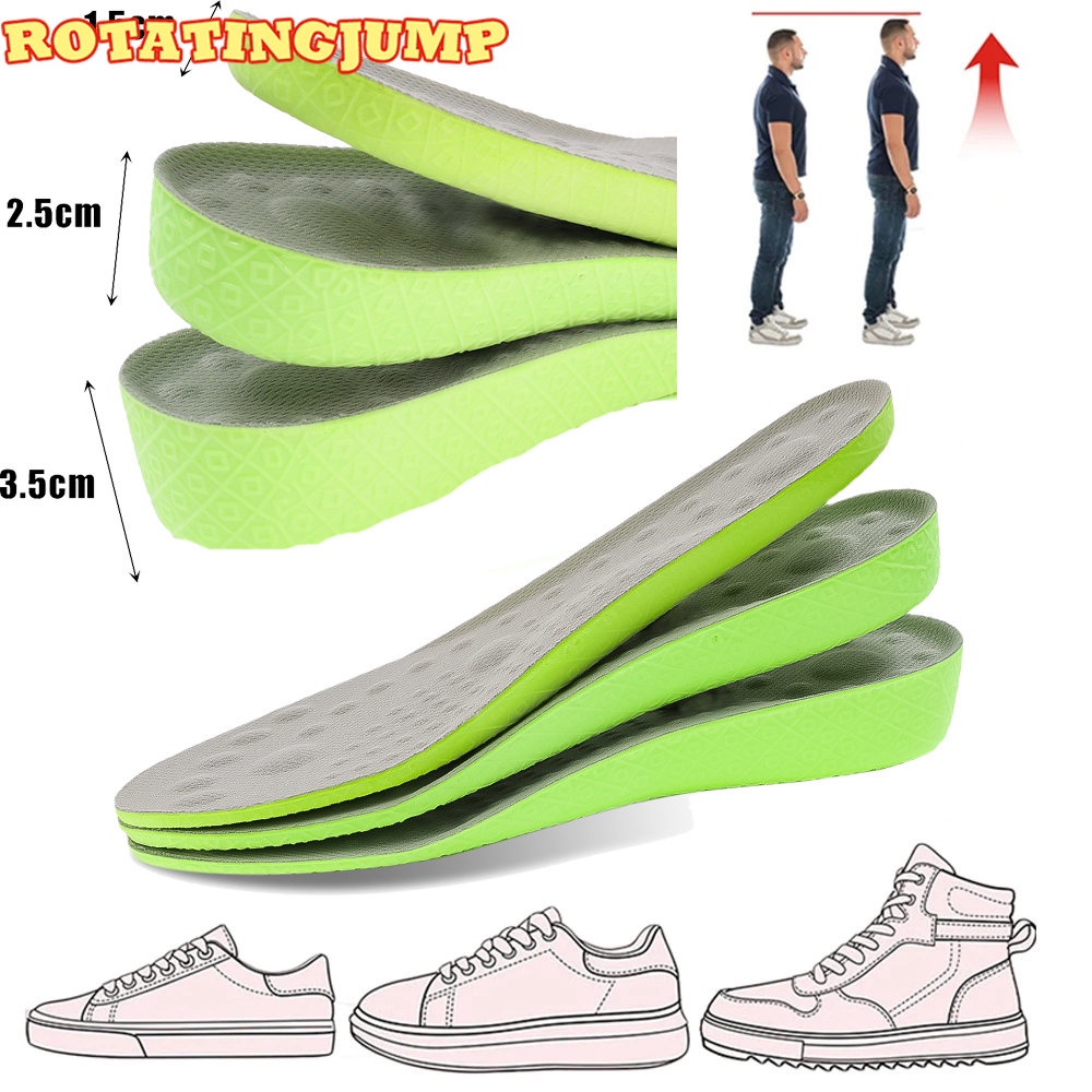 Đệm Lót Giày Mềm Mại Nâng Chiều Cao Giảm Xóc Thoải Mái Dành Cho Nam Và Nữ
