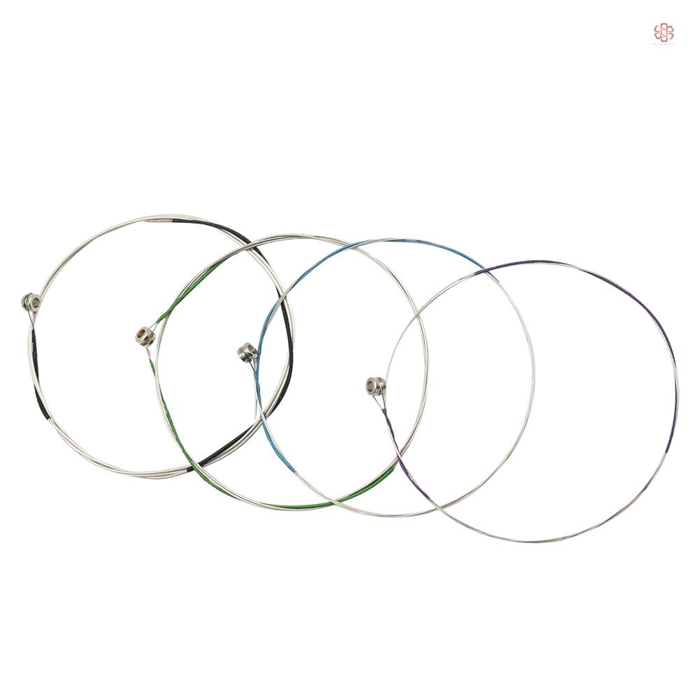 Bộ Dây Đàn Violin Lõi Niken Thông Dụng (E-A-D-G) Bằng Thép Niken Lõi Niken Màu Bạc Kèm Đầu Bi Cho Đàn Violin 4 / 4 3 / 4 1 / 2 1 / 4