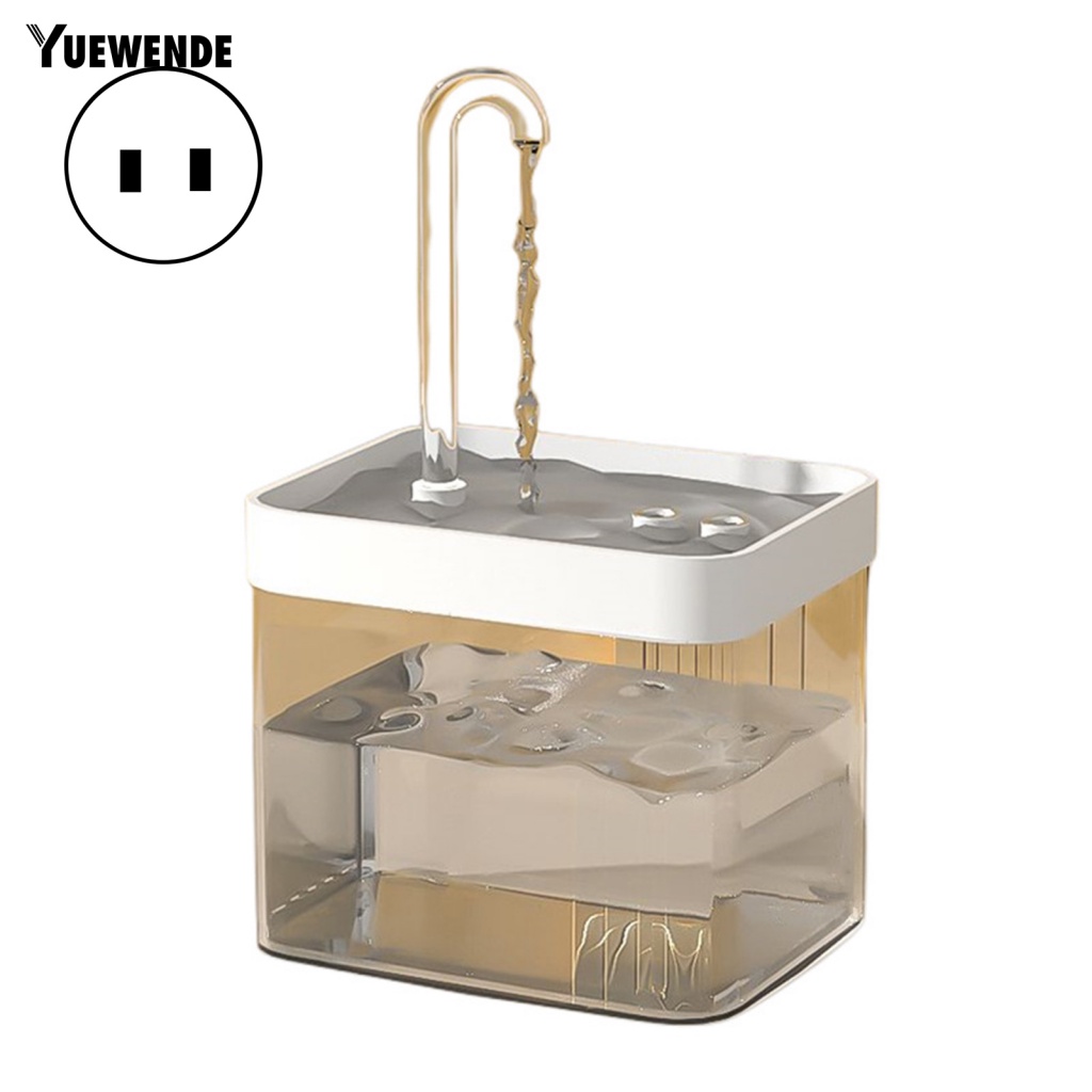 [Yue.z] Đài Phun Uống Nước Bán Trong Suốt Dạng Đứng Thông Minh Cho Thú Cưng