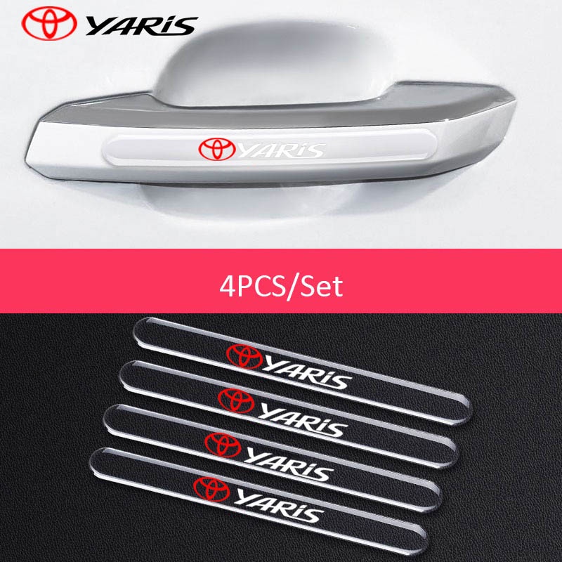 Miếng Dán Trong Suốt Chống Trầy Cho Tay Nắm Cửa Xe Hơi Toyota Yaris