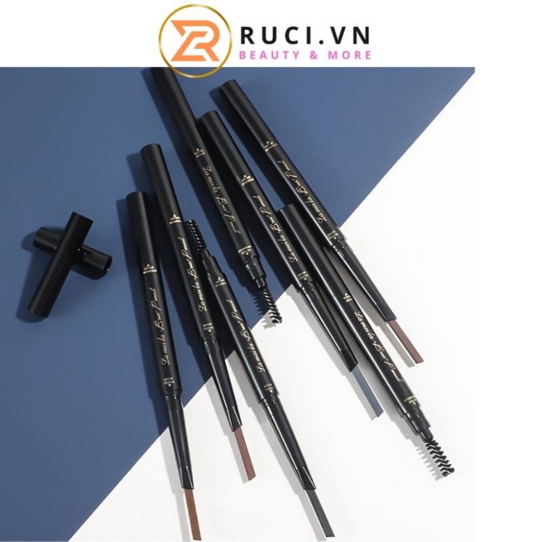 Bút Kẻ Lông Mày Hai Đầu Xoay Tự Động Chống Thấm Nước Kẻ Lông Mày Chống Mồ Hôi Lâu Trôi Không Phai Màu S1BKM 121 Yin